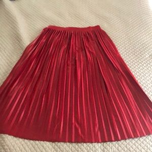 Top shop midi pleated skirt